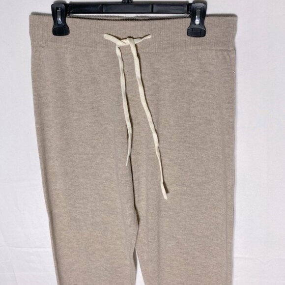 SOLD-Summersalt Beige Wool Cashmere Blend Jogger Hoodie Loungewear Set S/M - Picture 12 of 16